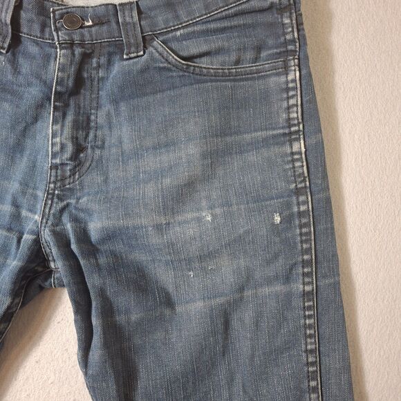 Levis 510 Jeans Mens 32x32 Blue Slim Straight Mid Rise Dark Wash Stretch Denim - Picture 3 of 13